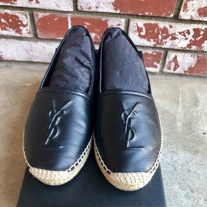 Black YSL espadrilles